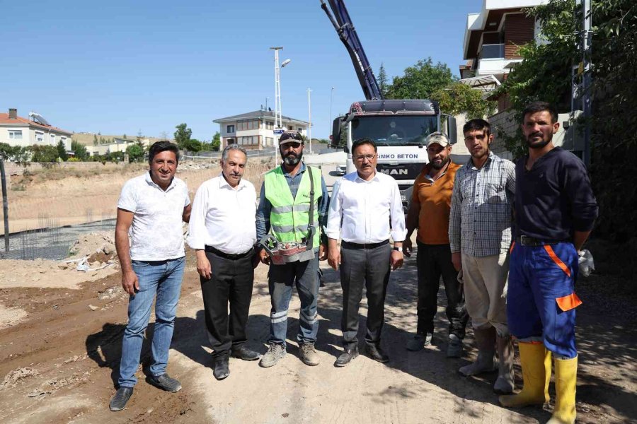 Vali Çiçek Ve Başkan Yalçın’dan Yatırım Turu