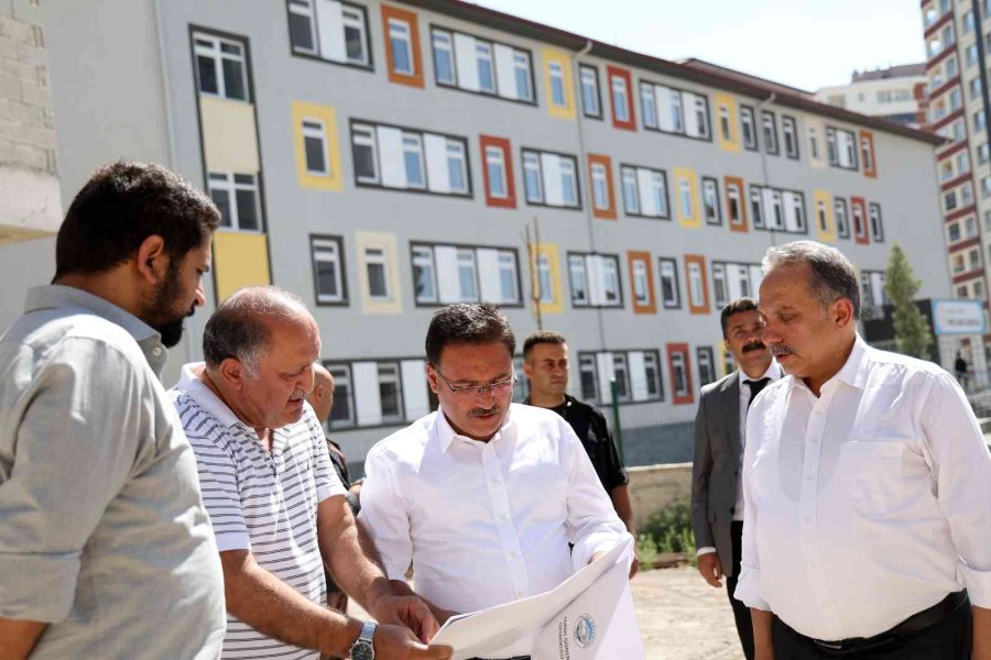 Vali Çiçek Ve Başkan Yalçın’dan Yatırım Turu