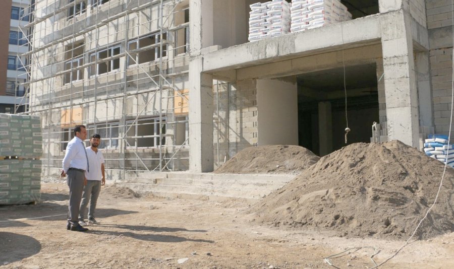 Talas Spor Lisesi İnşaatı Tüm Hızıyla Sürüyor