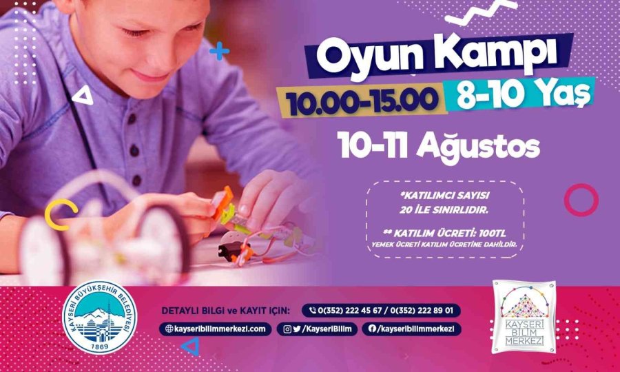 Ağustos Tematik Kampları İçin Kayıtlar Başladı