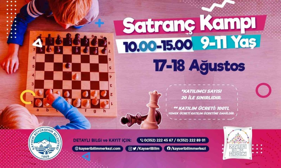 Ağustos Tematik Kampları İçin Kayıtlar Başladı