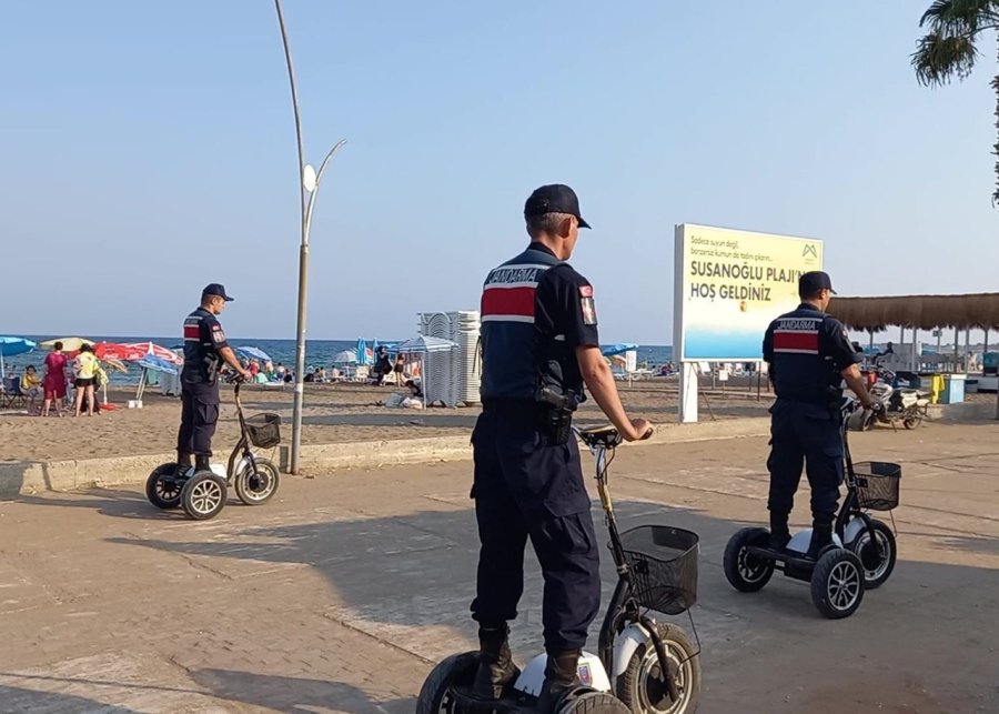 Scooterlu Jandarma Ekipleri Devriyede