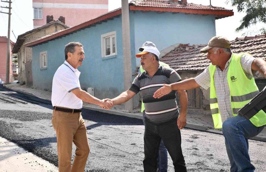 Başkan Ataç Çukurhisar’daki Çalışmaları İnceledi