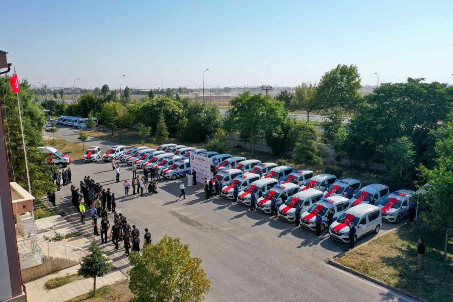 Konya Emniyetine 31 Yeni Araç Takviyesi