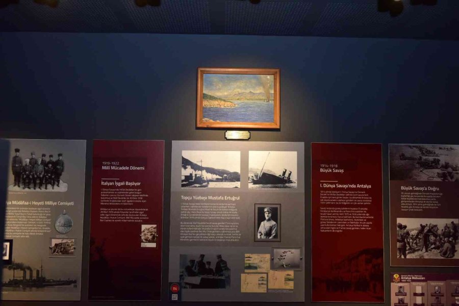 Kepez Belediyesi Topçu Yüzbaşı Mustafa Ertuğrul Aker’i Unutmadı