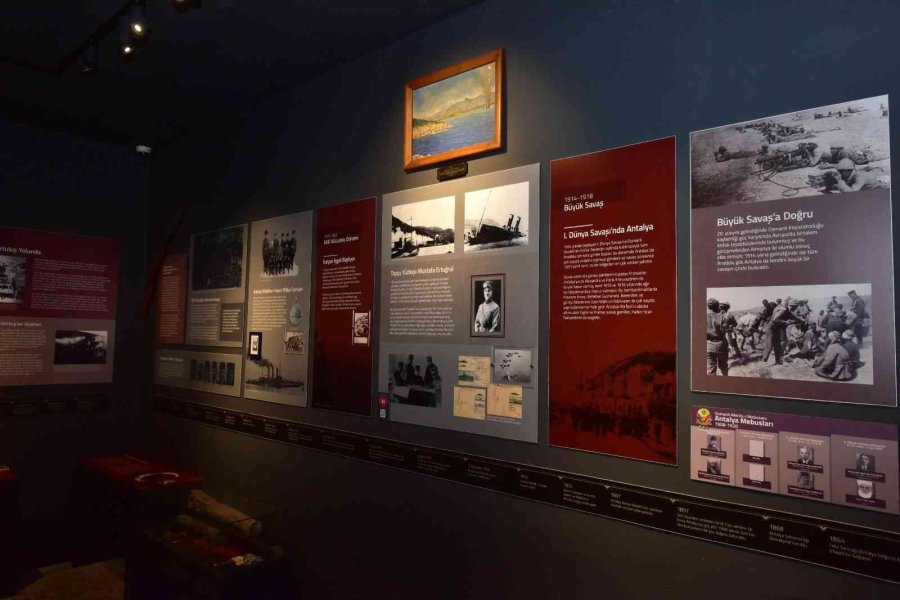 Kepez Belediyesi Topçu Yüzbaşı Mustafa Ertuğrul Aker’i Unutmadı