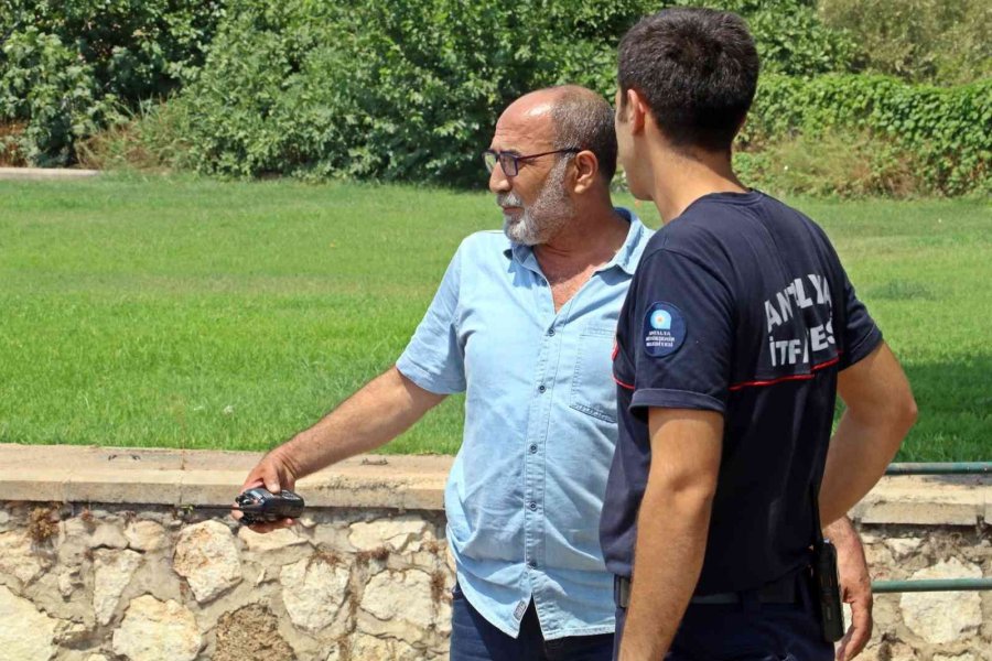 Antalya’da Ekipleri Alarma Geçiren Olay