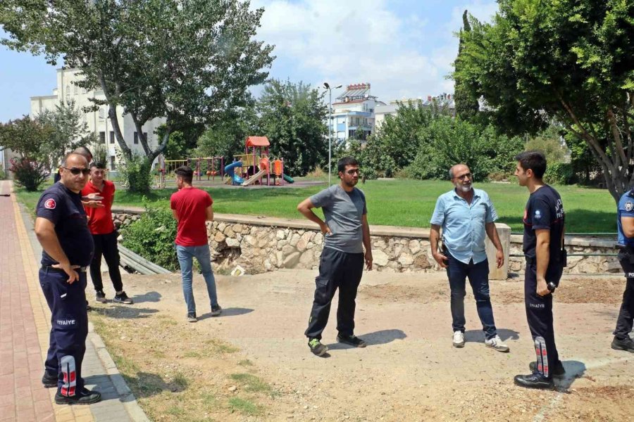 Antalya’da Ekipleri Alarma Geçiren Olay