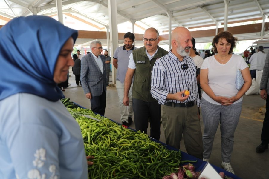 Kayseri’de Tek Olan ’yüzde 100 Ekolojik Pazar’ Açıldı