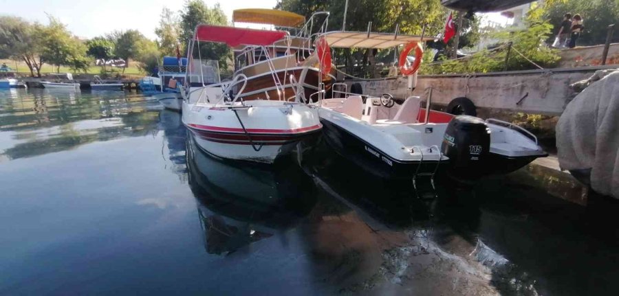 Manavgat Irmağı’nda Tepki Çeken Görüntü