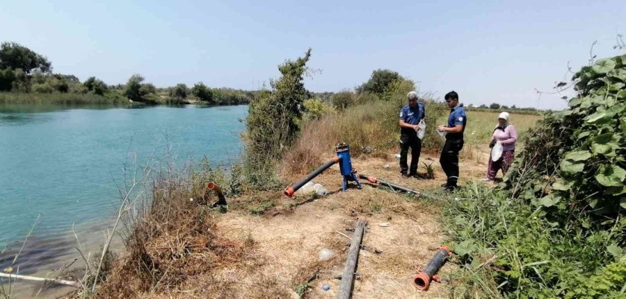 Manavgat’ta Çiftçinin, Hem Su Motorunu Hem Ürününü Çaldılar