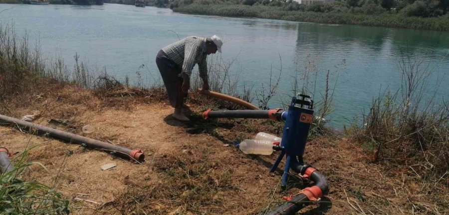 Manavgat’ta Çiftçinin, Hem Su Motorunu Hem Ürününü Çaldılar