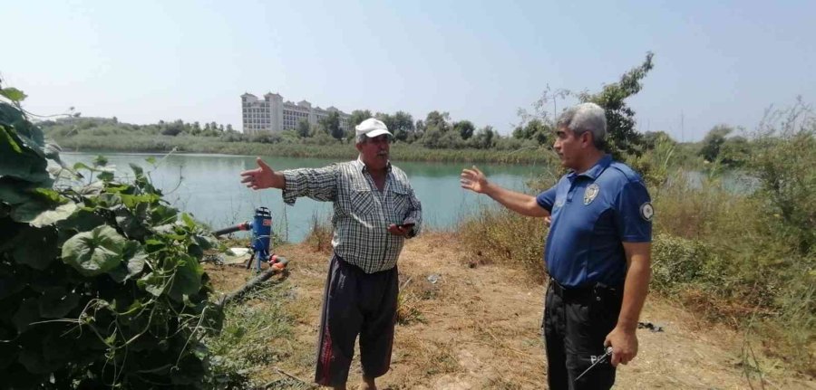 Manavgat’ta Çiftçinin, Hem Su Motorunu Hem Ürününü Çaldılar