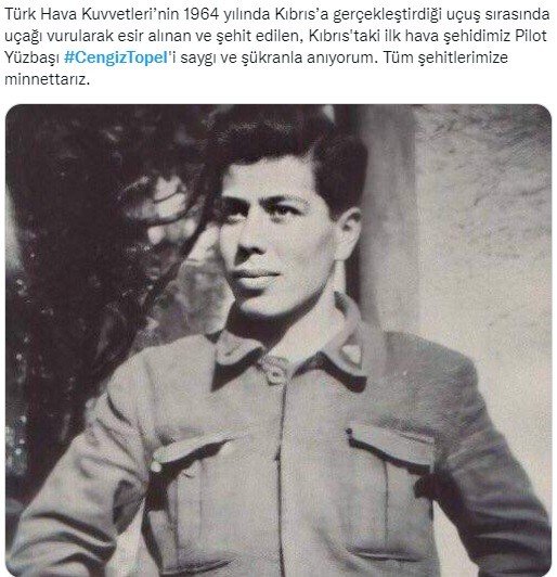 Sosyal Medyada Yüzlerce Kullanıcı Şehit Yüzbaşı Cengiz Topel Andı