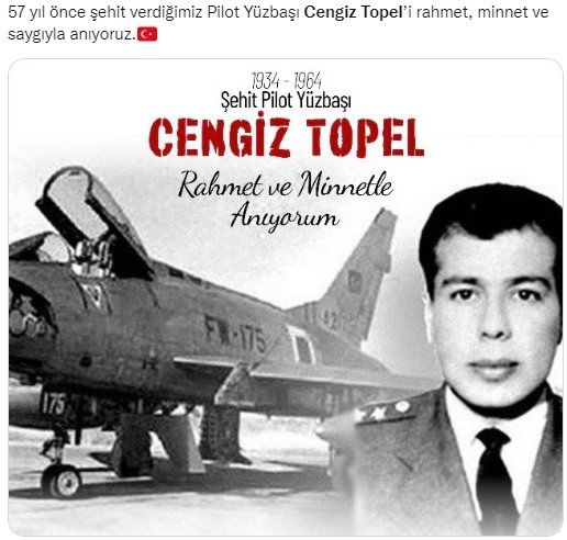 Sosyal Medyada Yüzlerce Kullanıcı Şehit Yüzbaşı Cengiz Topel Andı