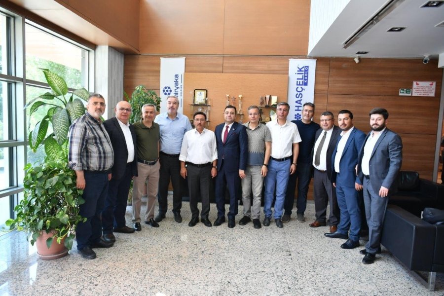 Vali Çiçek, Kayseri Osb Başkanı Yalçın Ve Yönetim Kurulu Üyelerini Ziyaret Etti