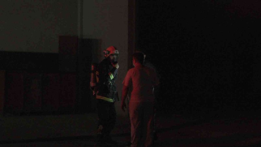 Kayseri’de Fabrika Yangını