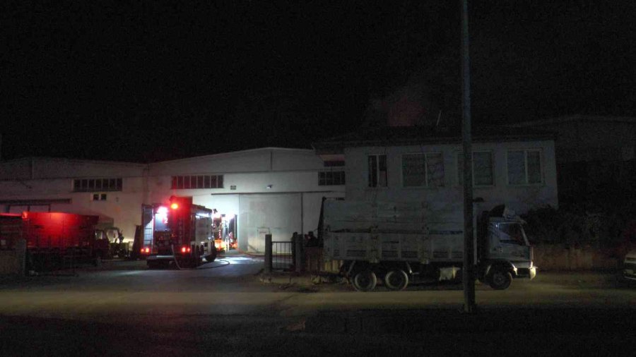 Kayseri’de Fabrika Yangını