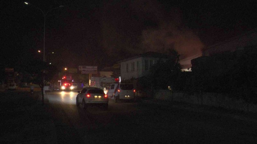 Kayseri’de Fabrika Yangını