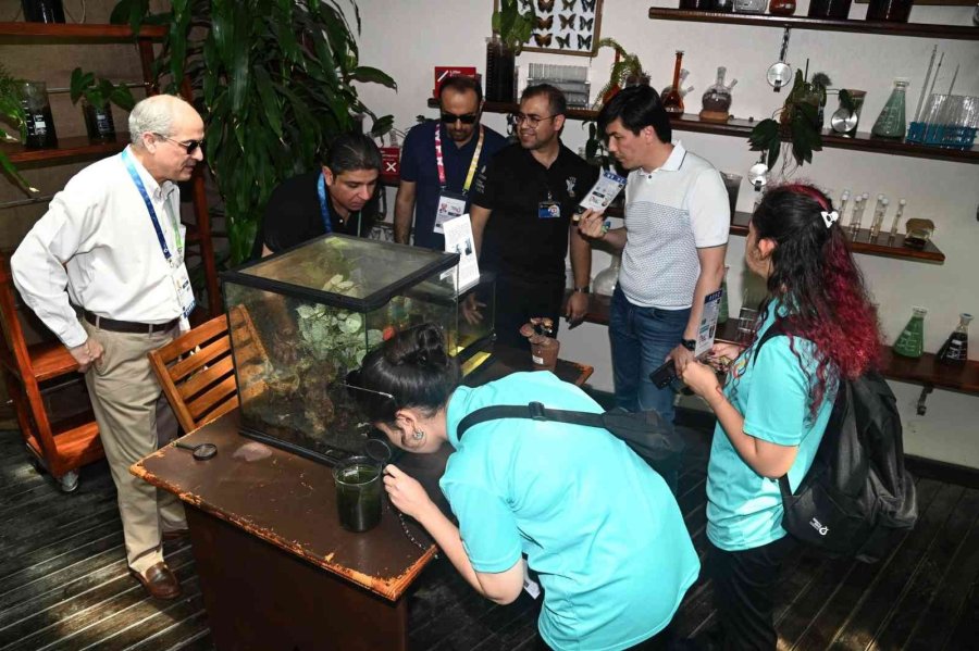 İslam Dayanışma Oyunları Heyeti Tropikal Kelebek Bahçesi’ni Gezdi