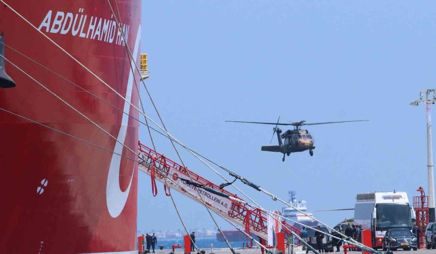 Cumhurbaşkanı Erdoğan Geldi, Abdülhamid Han Gemisi Yolcu Ediliyor