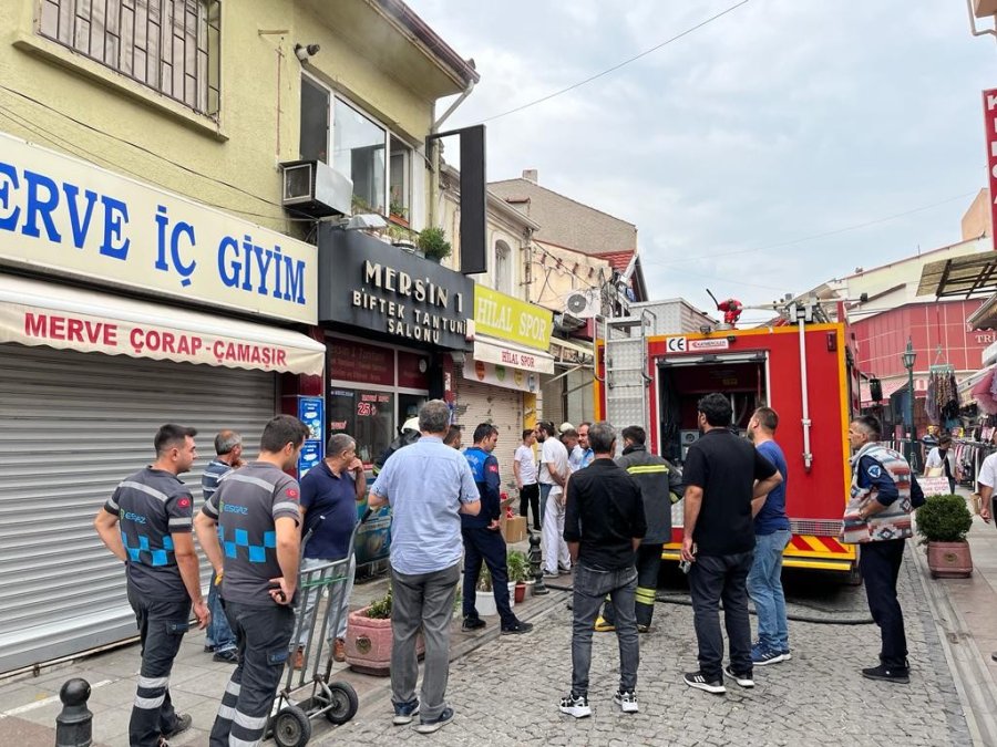 Tüp Yangını Ucuz Atlatıldı