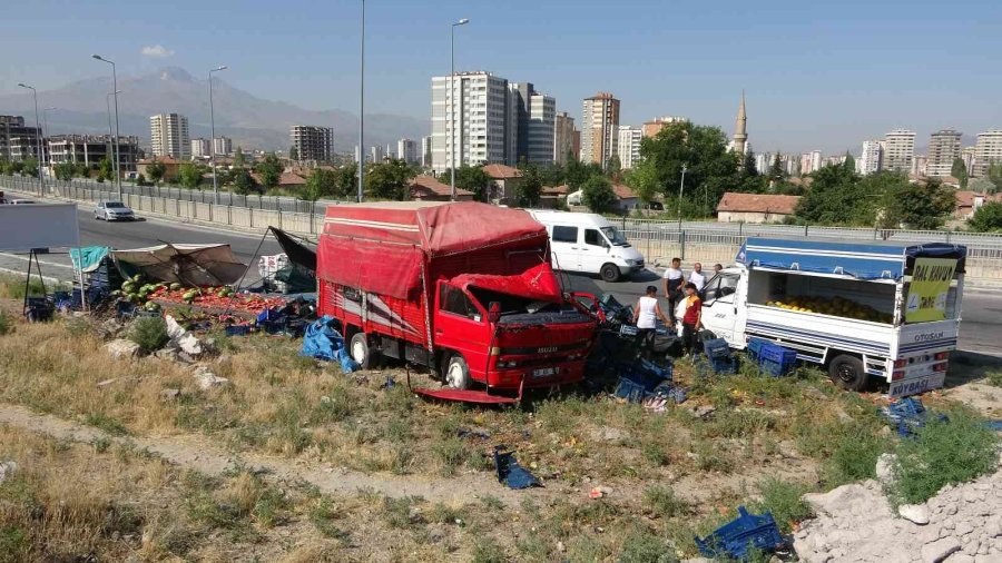 Otomobil Karpuz Sergisine Daldı: 1 Ölü