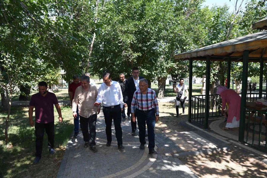 Başkan Büyükkılıç, Şifalı Su Merkezi Olan İçmeceleri İnceledi