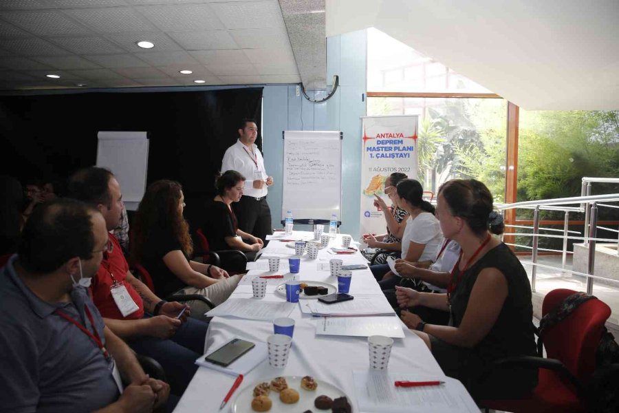 Antalya Deprem Master Planı 1. Çalıştayı Düzenlendi