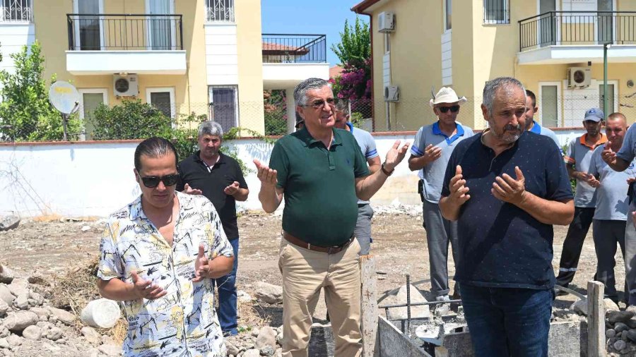 Çamyuva Kapalı Pazar Yerinin Temeli Atıldı