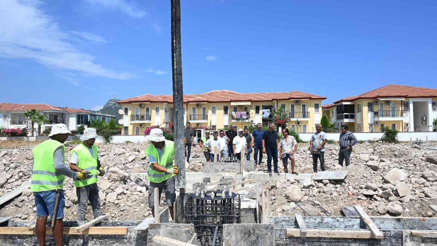 Çamyuva Kapalı Pazar Yerinin Temeli Atıldı