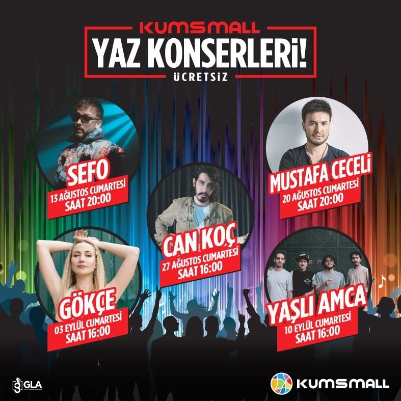 Kumsmall Yaz Konserleri Başlıyor