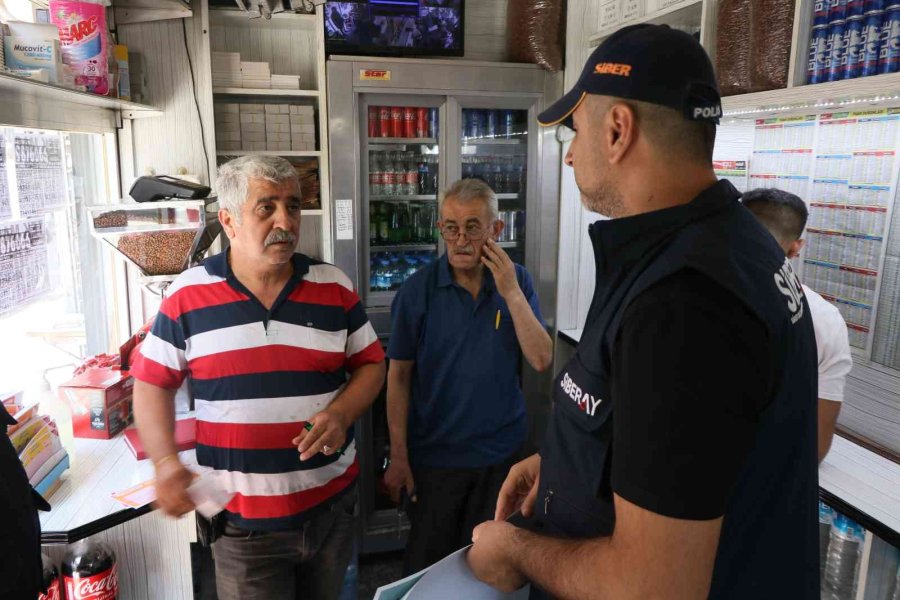 Aksaray’da Yasa Dışı Bahse “kırmızı Kart” Denetimi