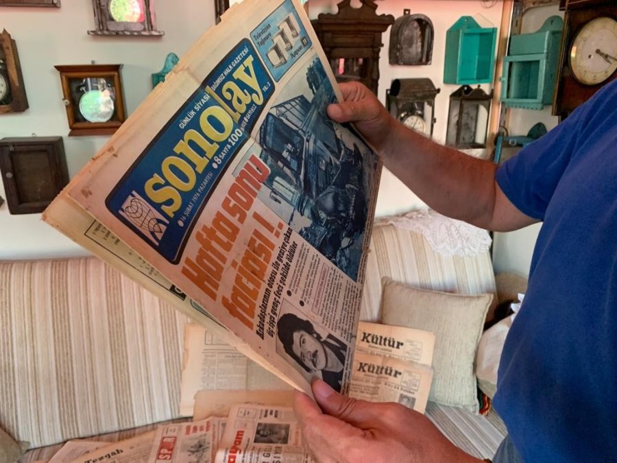 Eskişehirli Koleksiyoner Asırlık Gazeteleri Muhafaza Ediyor