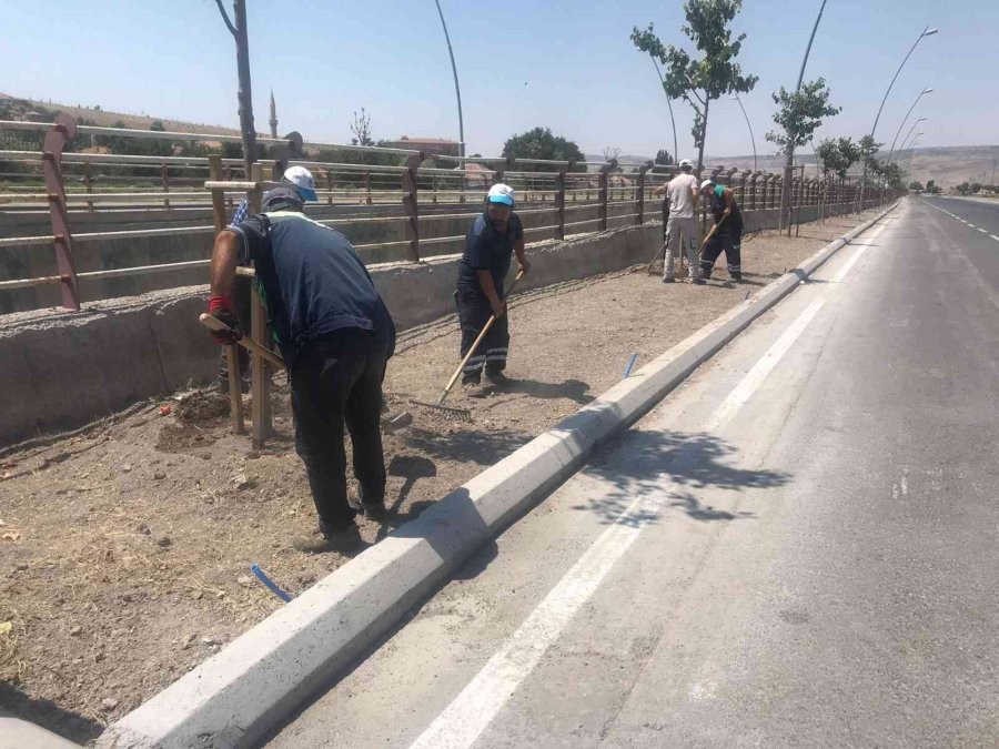 Büyükşehir Yeşil Alan Çalışmalarını Sürdürüyor