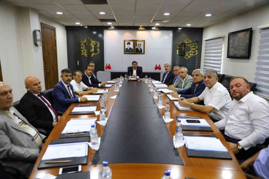 İncesu Osb Müteşebbis Teşekkül Heyeti, Vali Çiçek Başkanlığında Toplandı