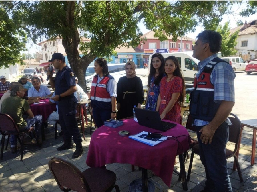 Jandarma’dan Erkeklere ‘kadına Şiddetin Engellenmesi’ Bilgilendirmesi