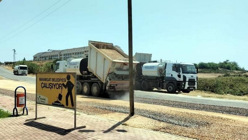 Manavgat Belediyesi Asfaltlama Çalışmalarını Hızlandırdı