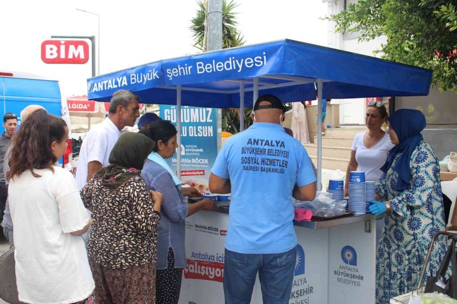 Büyükşehirden Finike, Kaş, Gazipaşa Ve Kemer’de Aşure Dağıtımı