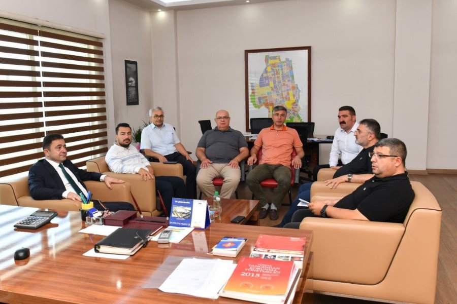 Başkan Yalçın Osb İtfaiyesi’nde İncelemelerde Bulundu