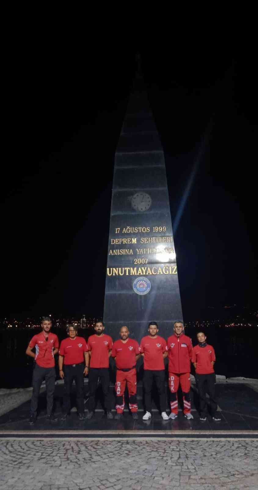 Dak, 17 Ağustos Depremi’nin 23’üncü Yıldönümü Etkinliklerinde Yer Aldı
