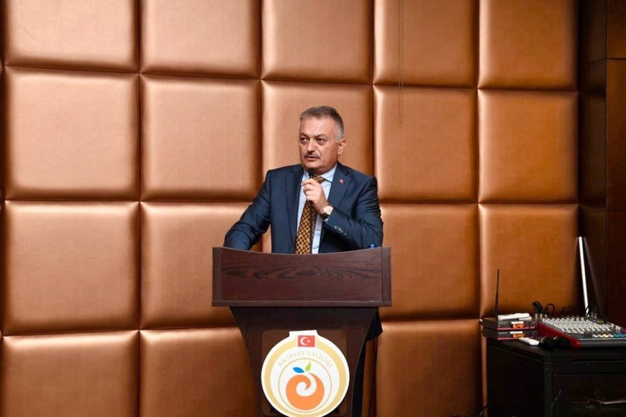 Vali Yazıcı: "turizmde Güvenlik Çok Önemli Bir Konu"