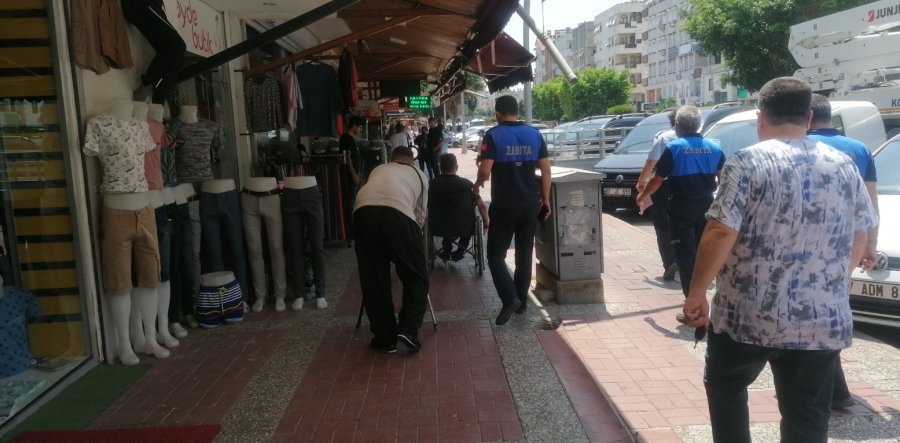 Engelli Numarasıyla Dilenen İki Kardeş Zabıta Ve Polislere Zor Anlar Yaşattı