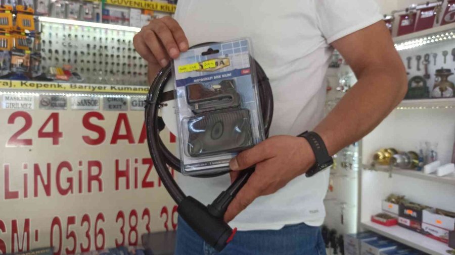İyi Kilit Motosiklet Hırsızlıklarının Önüne Geçer