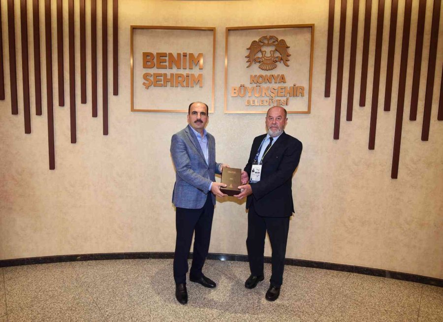 Dünya Karate Federasyonu Başkanı Espinos Başkan Altay’la Buluştu