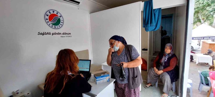 Kepez’in Mobil Sağlık Merkezi Gömbe’de