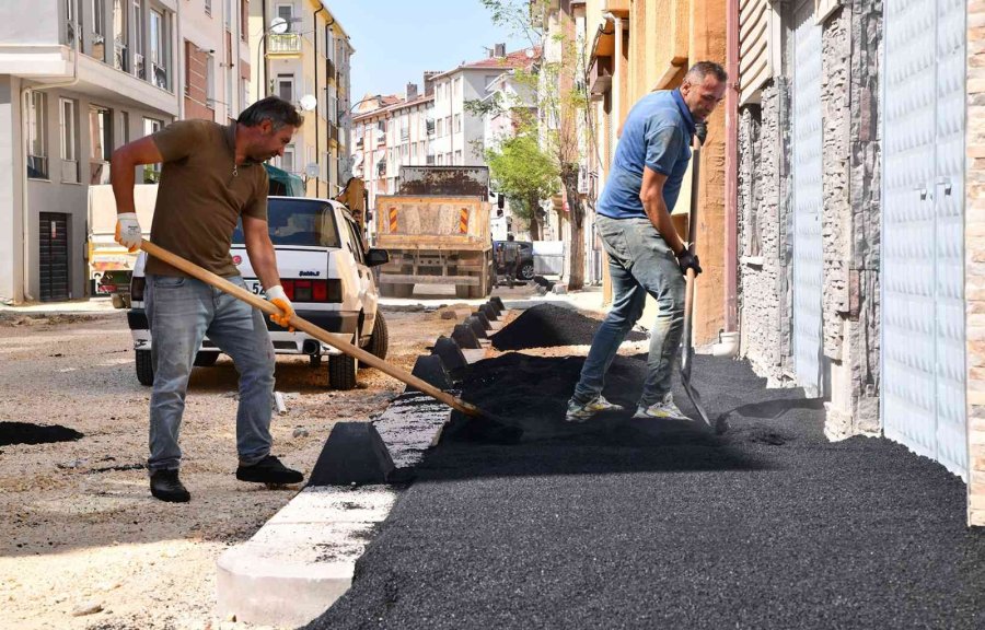 Tepebaşı’nda Üst Yapı Çalışmaları