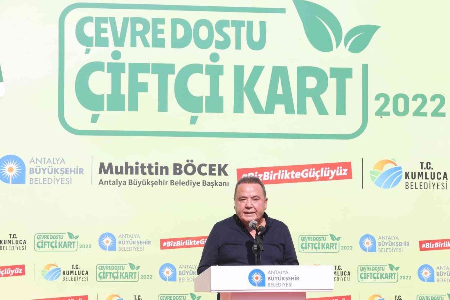 Başkan Böcek, Çiftçi Kartı Projesini Tanıttı