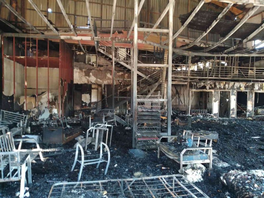 Fabrika Yangınındaki Hasarın Boyutu Gün Ağarınca Ortaya Çıktı