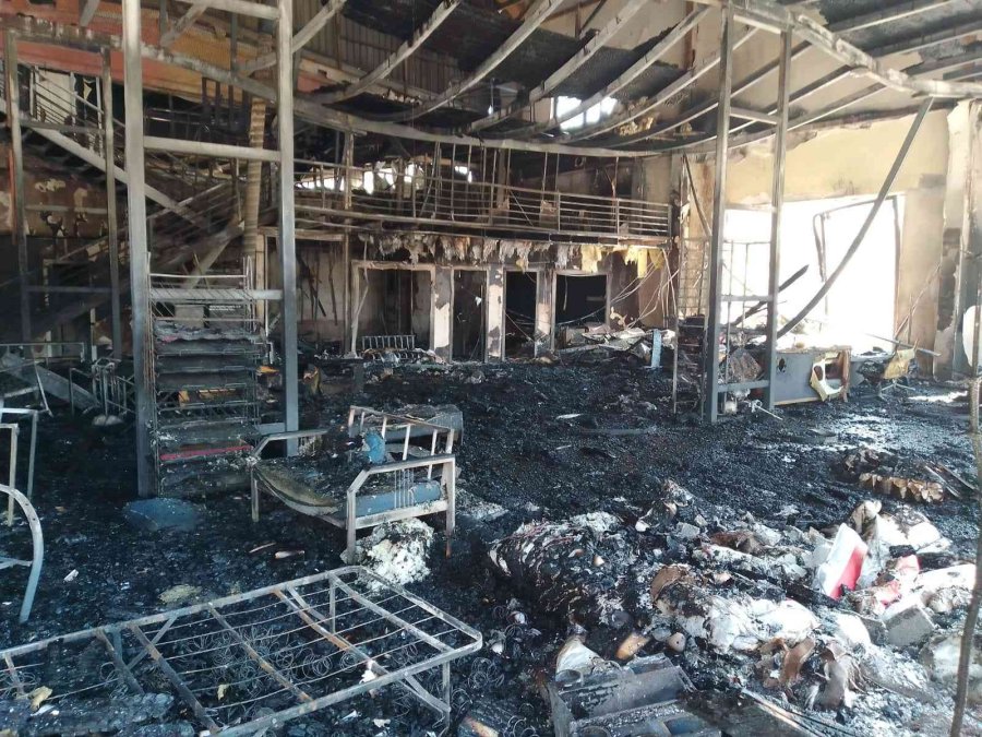 Fabrika Yangınındaki Hasarın Boyutu Gün Ağarınca Ortaya Çıktı